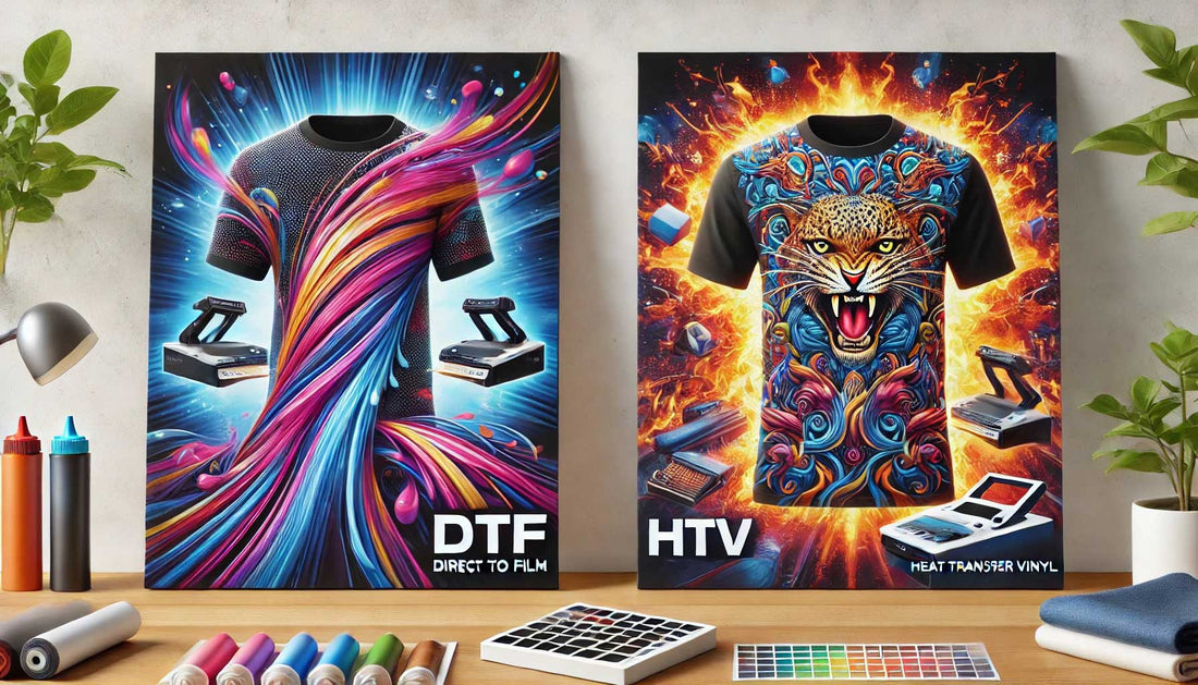 DTF vs Θερμομεταφερόμενο Βινύλιο (HTV): Ποια Μέθοδος Είναι Καλύτερη;