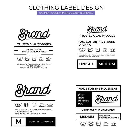 Clothing Label Tag (Vector Files)
