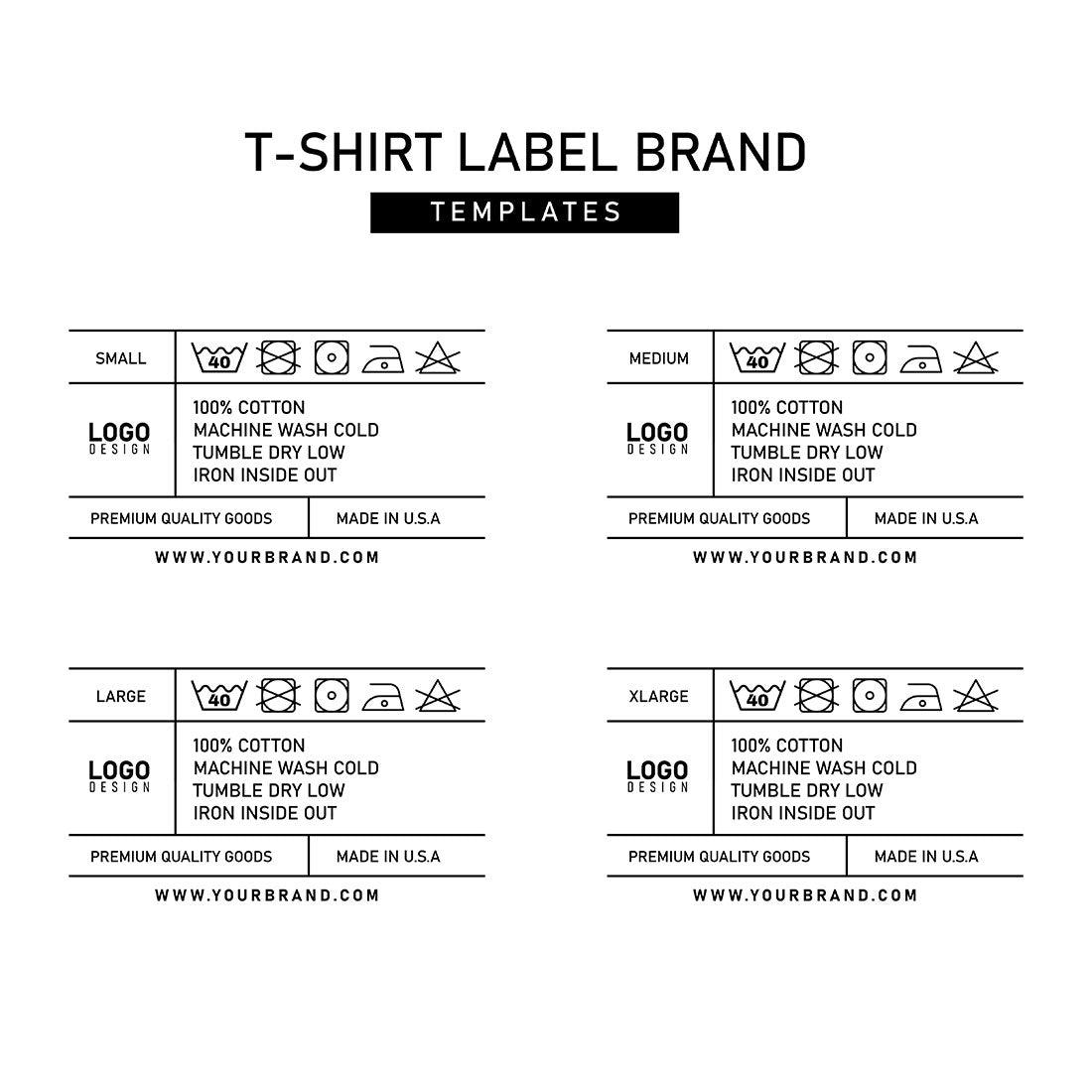 Clothing Label Tag (Vector Files)